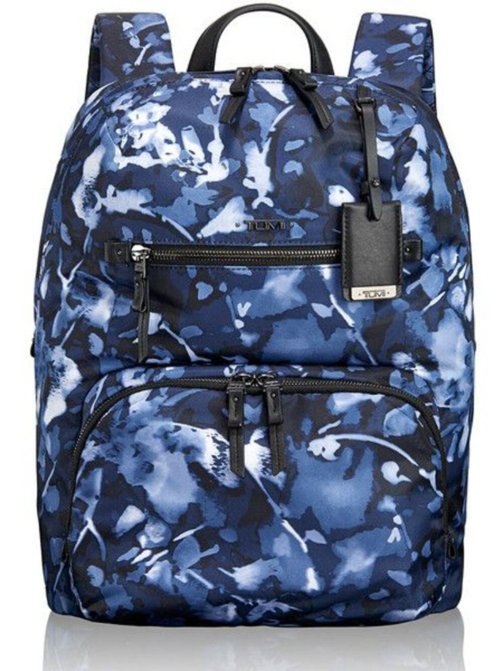 Tumi Voyageur Halle Nylon Backpack in Indigo Floral